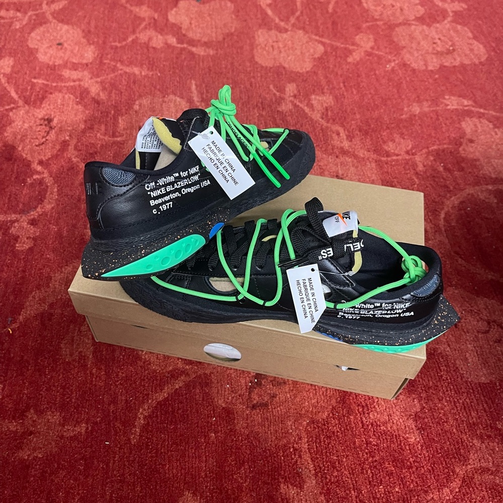 OFF-WHITE X BLAZER LOW 'BLACK' - Picture 12 of 13